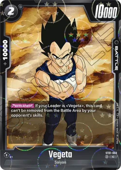 Vegeta - Dragon Ball Pattern