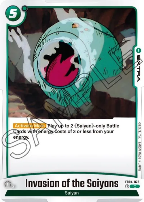 Invasion of the Saiyans