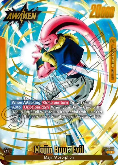 Majin Buu : Evil - Alternate Art