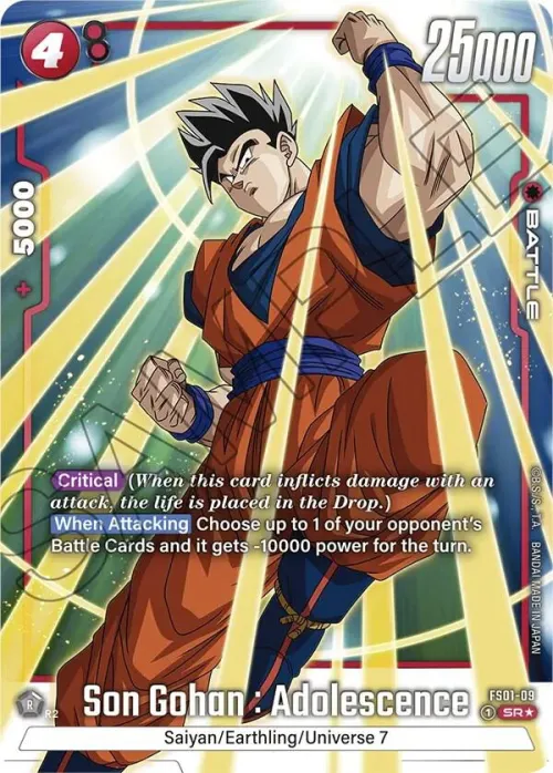 Son Gohan : Adolescence - Bonus Pack Alternate Art