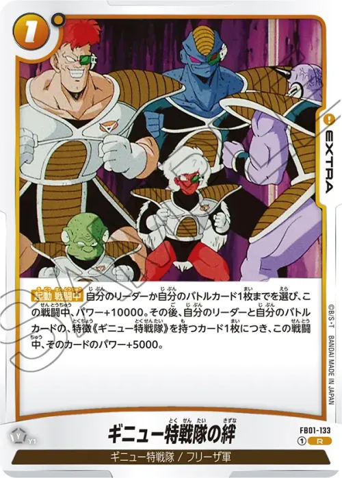 ギニュー特戦隊の絆