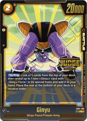 Ginyu - FB01-108 (Judge Pack (Store Judge) 01) - Judge Pack Store Judge