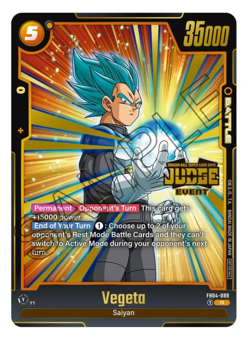 Vegeta (Judge Pack (Event Judge) 03) - Judge Pack Event Judge