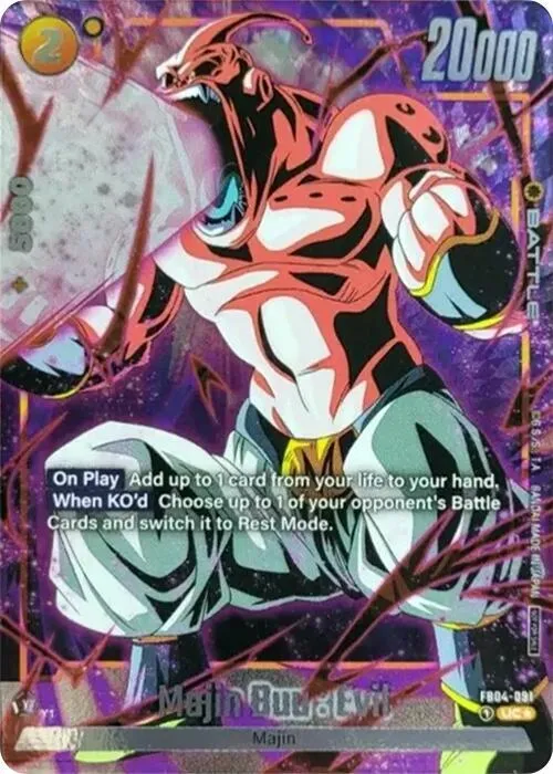 Majin Buu : Evil - Tournament Pack Winner 05