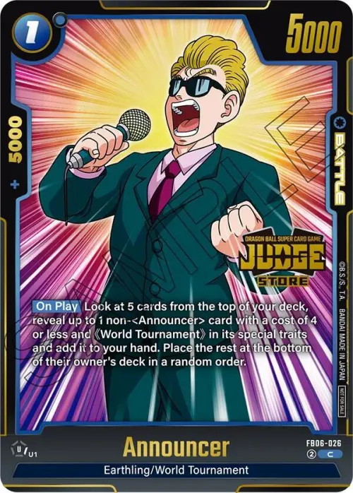 Announcer (Judge Pack (Store Judge) 04) - Judge Pack Store Judge
