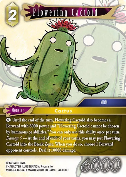 Flowering Cactoid - Foil