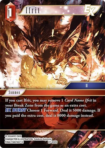 Ifrit EX - Foil