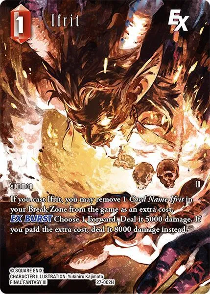 Ifrit EX - Full Art Foil