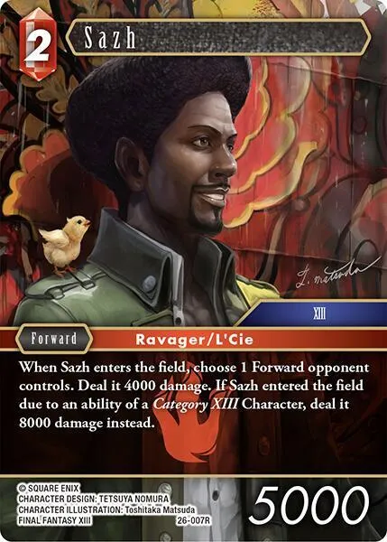 Sazh - Foil