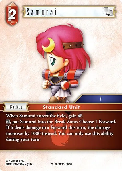 Samurai - Foil