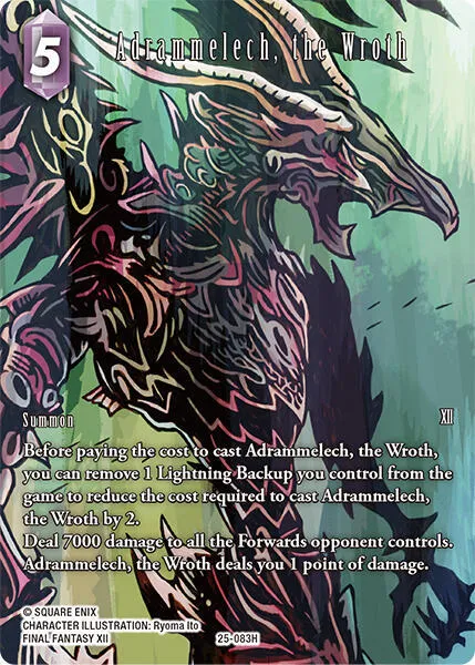 Adrammelech, the Wroth - Full Art