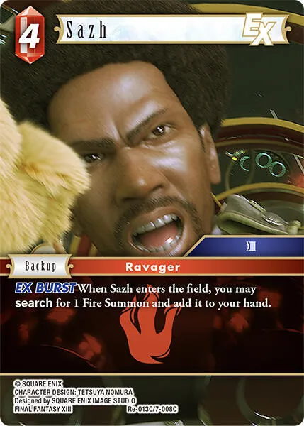 Sazh EX - Foil