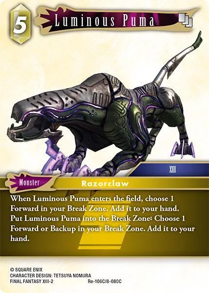 Luminous Puma - Foil