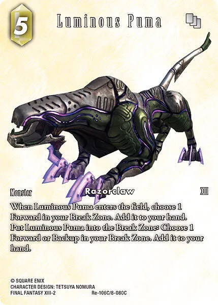 Luminous Puma - Full Art