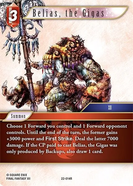 Belias, the Gigas