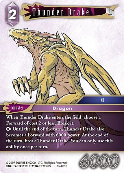 Thunder Drake - Foil