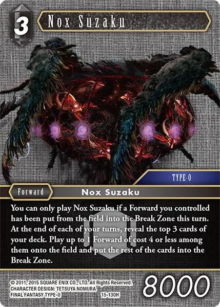 Nox Suzaku - Foil