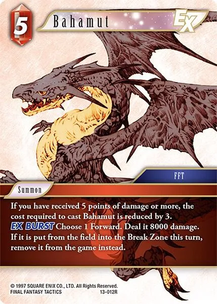 Bahamut EX - Foil