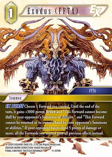Exodus (FFTA) EX - Foil