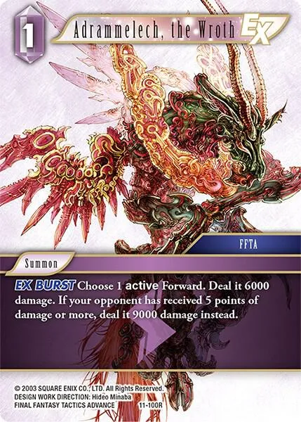 Adrammelech, the Wroth EX - Foil