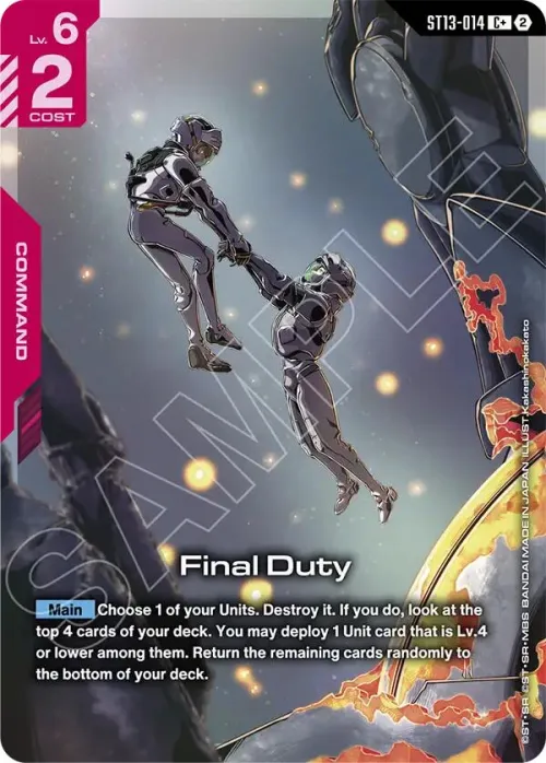 Final Duty - C Plus