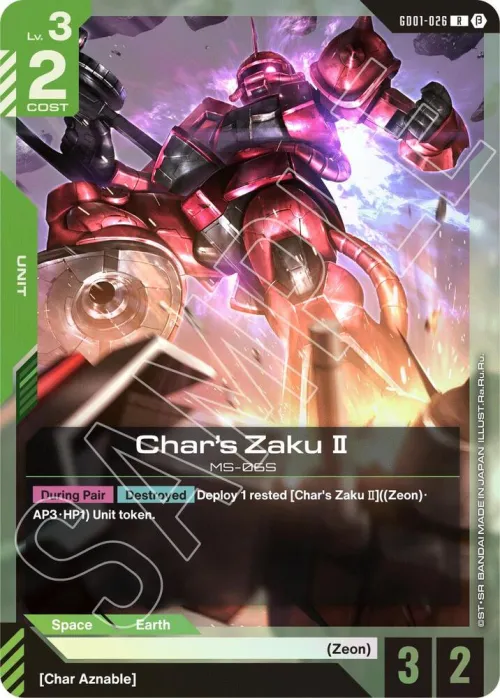 Char's Zaku II - Holo