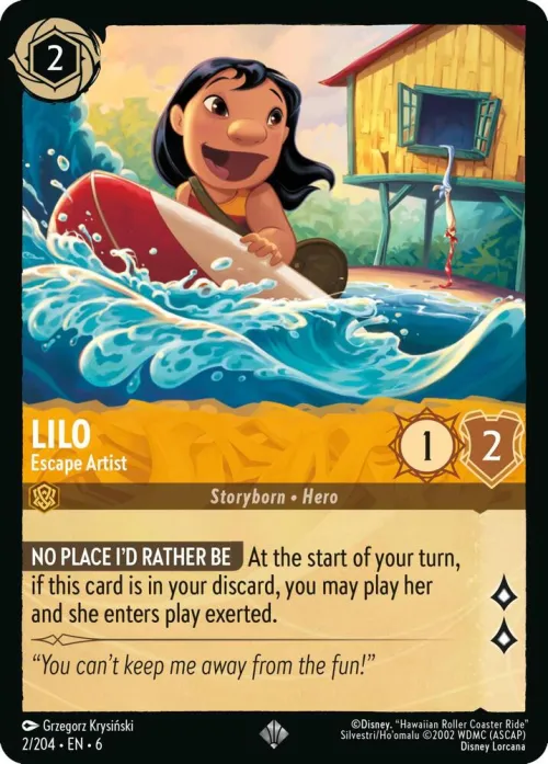Lilo - Escape Artist - Cold Foil