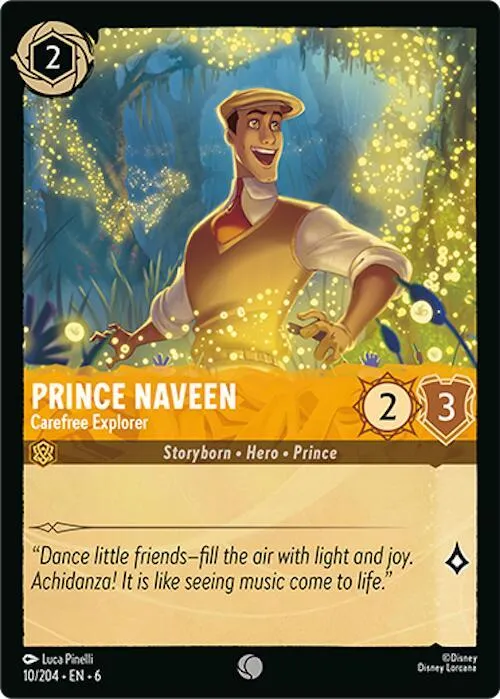 Prince Naveen - Carefree Explorer - Cold Foil