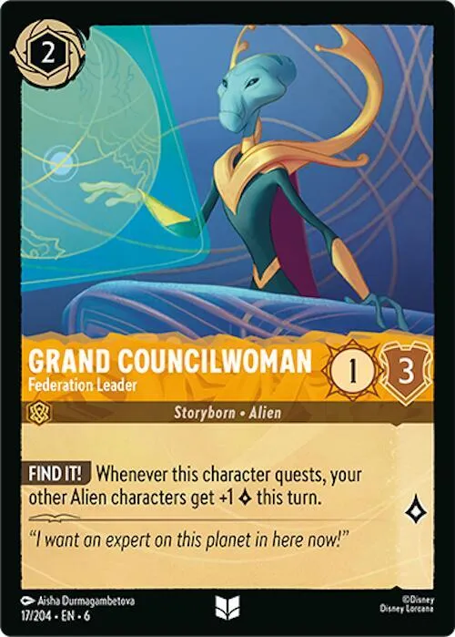 Grand Councilwoman - Federation Leader - Cold Foil