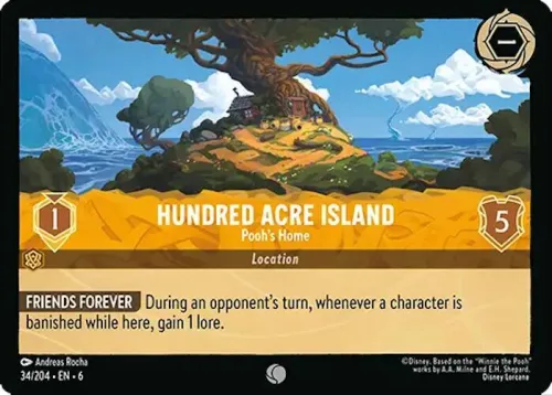 Hundred Acre Island - Pooh's Home - Cold Foil