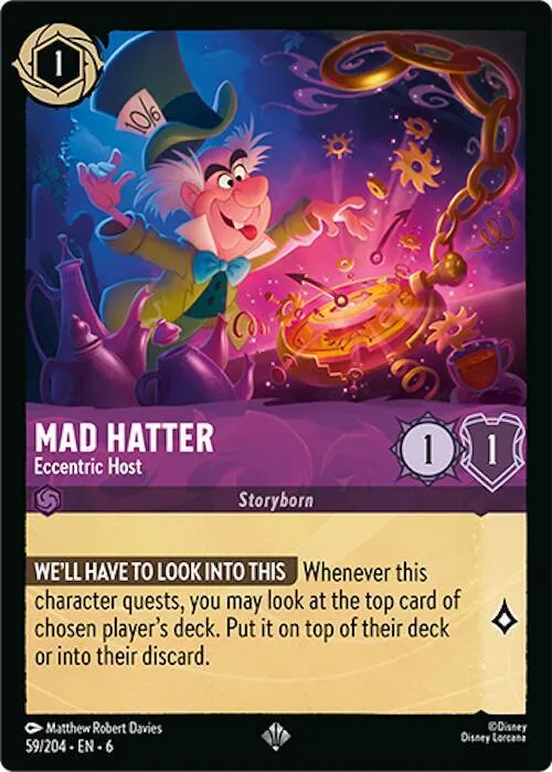 Mad Hatter - Eccentric Host - Cold Foil