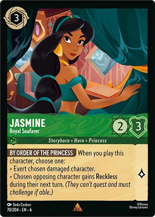 Jasmine - Royal Seafarer - Cold Foil