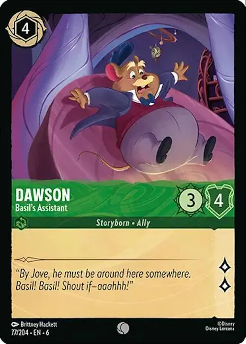 Dawson - Basil's Assistant - Cold Foil