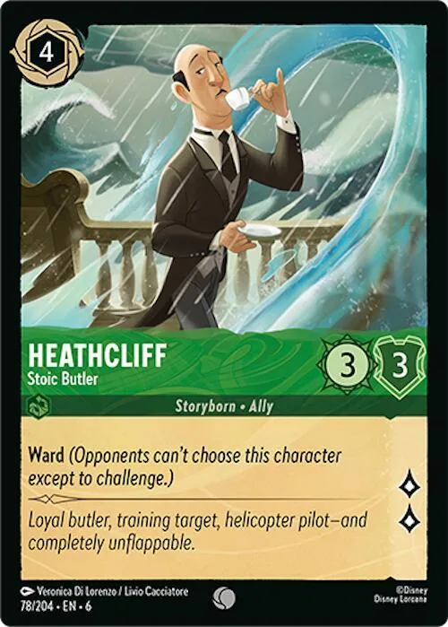 Heathcliff - Stoic Butler - Cold Foil
