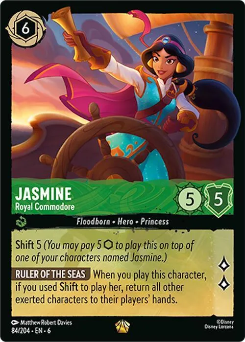Jasmine - Royal Commodore - Cold Foil