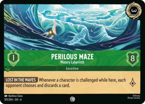 Perilous Maze - Watery Labyrinth - Cold Foil