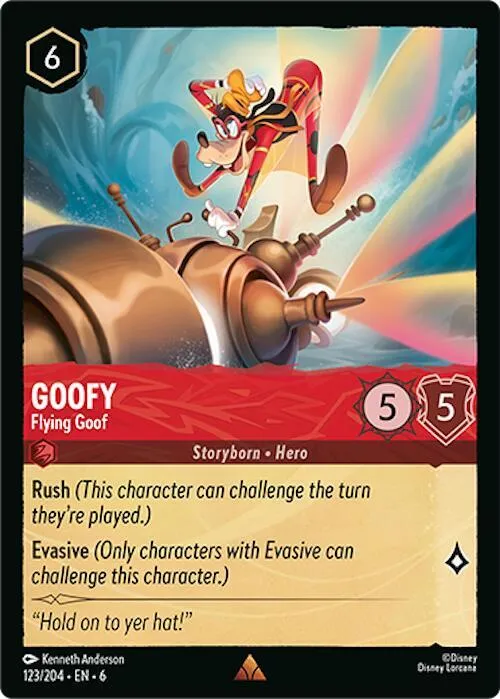 Goofy - Flying Goof - Cold Foil