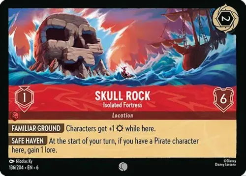 Skull Rock - Isolated Fortress - Cold Foil