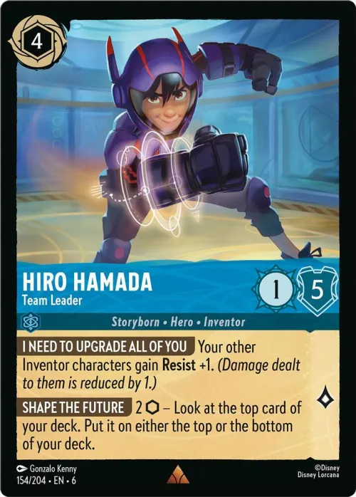 Hiro Hamada - Team Leader - Cold Foil