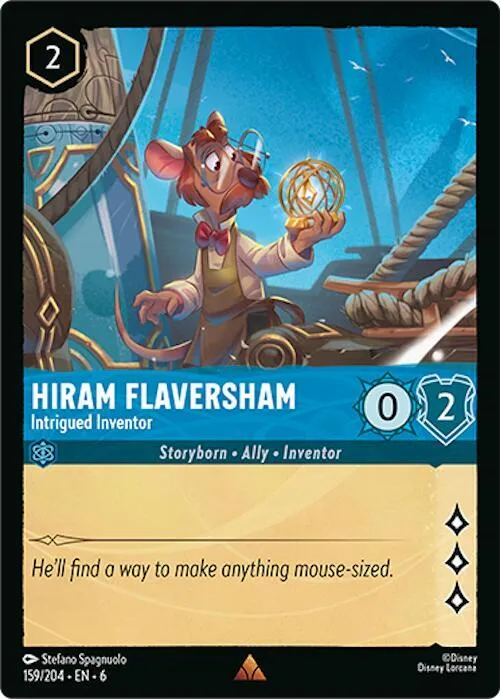 Hiram Flaversham - Intrigued Inventor - Cold Foil