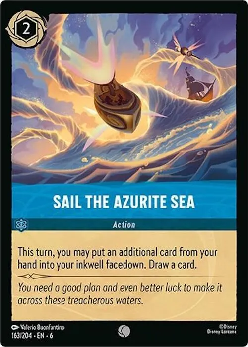 Sail the Azurite Sea - Cold Foil