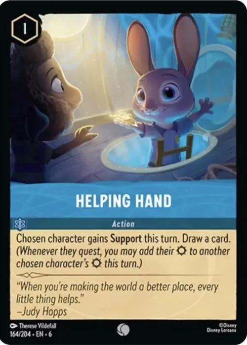 Helping Hand - Cold Foil