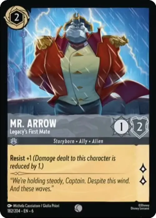 Mr. Arrow - Legacy's First Mate - Cold Foil