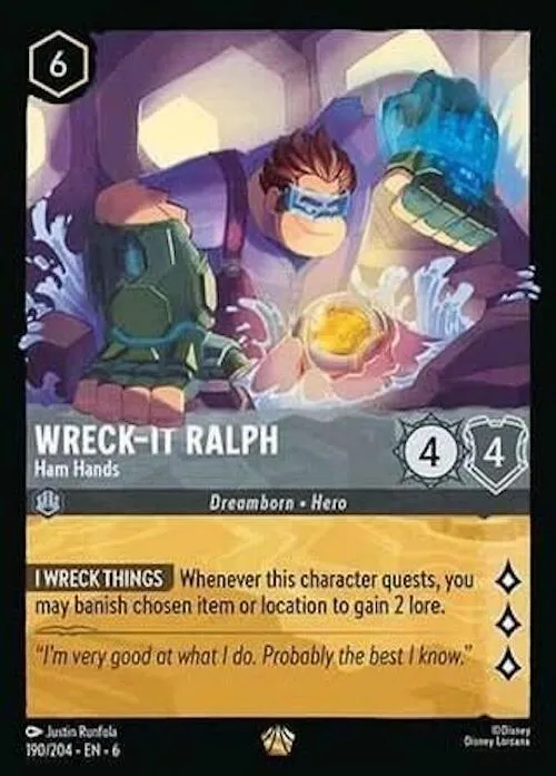 Wreck-It Ralph - Ham Hands - Cold Foil