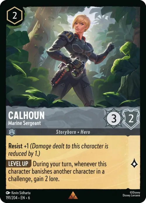 Calhoun - Marine Sergeant - Cold Foil