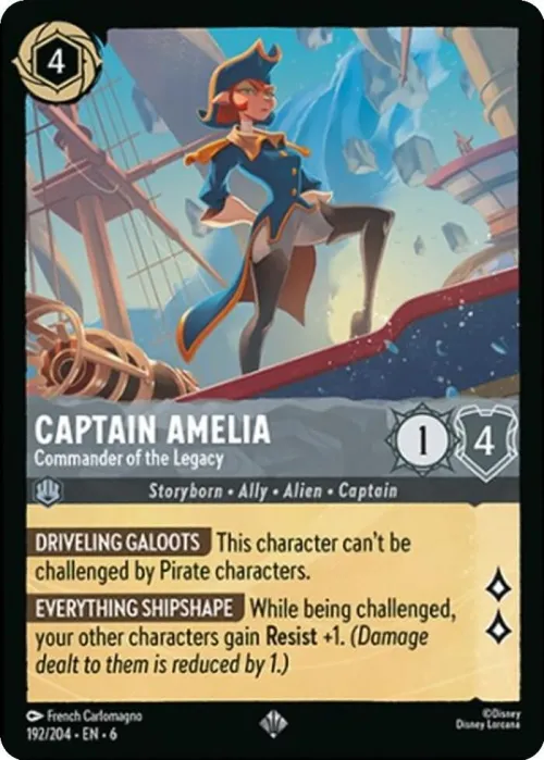 Captain Amelia - Commander of the Legacy - Cold Foil