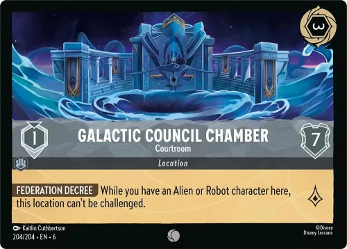 Galactic Council Chamber - Courtroom - Cold Foil