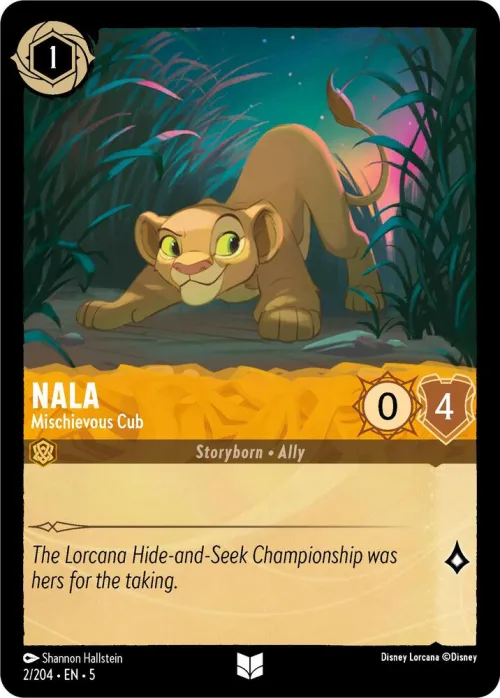 Nala - Mischievous Cub - Cold Foil