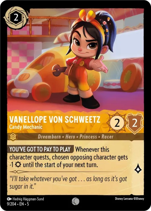 Vanellope von Schweetz - Candy Mechanic - Cold Foil