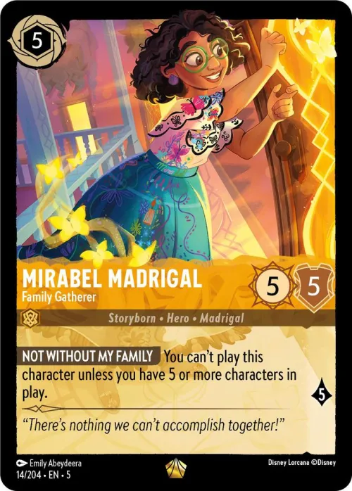 Mirabel Madrigal - Family Gatherer - Cold Foil